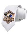 Native American Dancer 1 Printed White Necktie