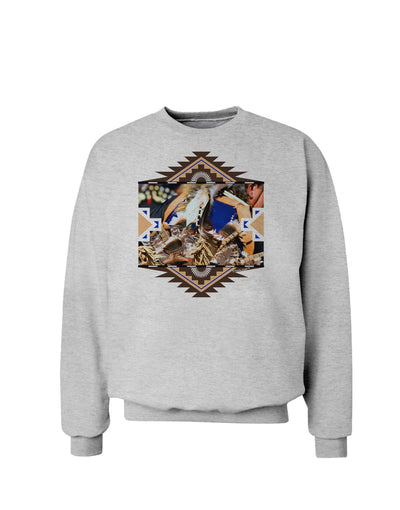 Native American Dancer 1 Sweatshirt-Sweatshirts-TooLoud-AshGray-Small-Davson Sales