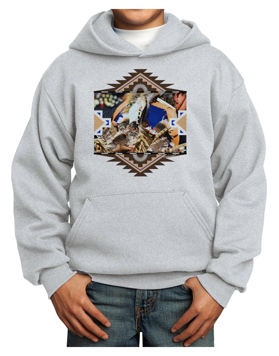 Native American Dancer 1 Youth Hoodie Pullover Sweatshirt-Youth Hoodie-TooLoud-White-XS-Davson Sales