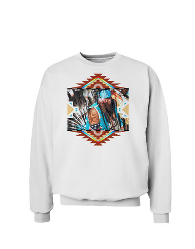 Native American Dancer 2 Sweatshirt-Sweatshirts-TooLoud-White-Small-Davson Sales