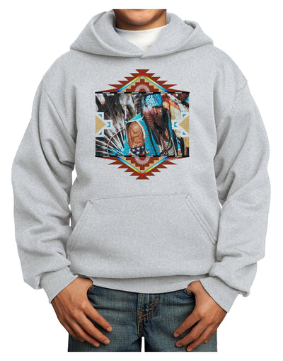 Native American Dancer 2 Youth Hoodie Pullover Sweatshirt-Youth Hoodie-TooLoud-Ash-XS-Davson Sales