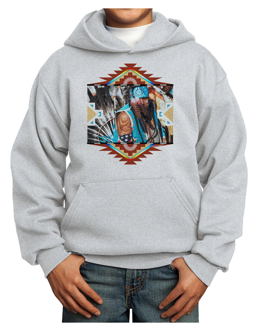 Native American Dancer 2 Youth Hoodie Pullover Sweatshirt-Youth Hoodie-TooLoud-White-XS-Davson Sales