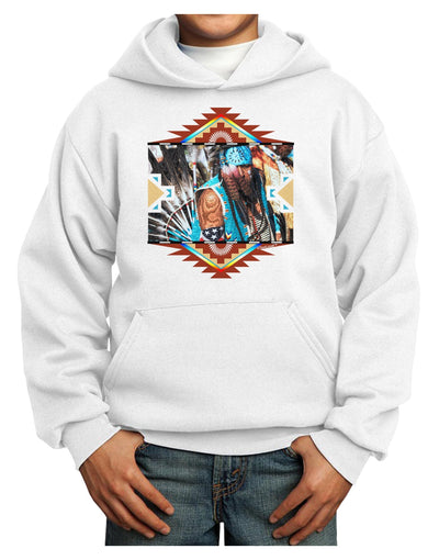 Native American Dancer 2 Youth Hoodie Pullover Sweatshirt-Youth Hoodie-TooLoud-White-XS-Davson Sales