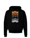 Natural Mustache Rainbow Dark Hoodie Sweatshirt-Hoodie-TooLoud-Black-Small-Davson Sales