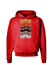 Natural Mustache Rainbow Dark Hoodie Sweatshirt-Hoodie-TooLoud-Red-Small-Davson Sales