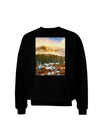 Nature Photography - Mountain Glow Adult Dark Sweatshirt by-Sweatshirts-TooLoud-Black-Small-Davson Sales