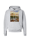 Nature Photography - Mountain Glow Hoodie Sweatshirt by-Hoodie-TooLoud-AshGray-Small-Davson Sales