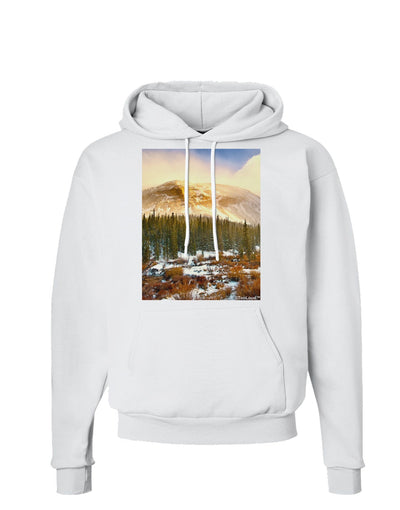 Nature Photography - Mountain Glow Hoodie Sweatshirt by-Hoodie-TooLoud-White-Small-Davson Sales