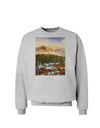 Nature Photography - Mountain Glow Sweatshirt by-Sweatshirts-TooLoud-AshGray-Small-Davson Sales