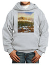 Nature Photography - Mountain Glow Youth Hoodie Pullover Sweatshirt by-Youth Hoodie-TooLoud-Ash-XS-Davson Sales