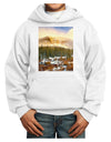 Nature Photography - Mountain Glow Youth Hoodie Pullover Sweatshirt by-Youth Hoodie-TooLoud-White-XS-Davson Sales