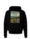 Nature Photography - Pine Kingdom Dark Hoodie Sweatshirt by-Hoodie-TooLoud-Black-Small-Davson Sales