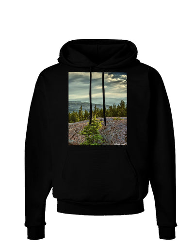 Nature Photography - Pine Kingdom Dark Hoodie Sweatshirt by-Hoodie-TooLoud-Black-Small-Davson Sales