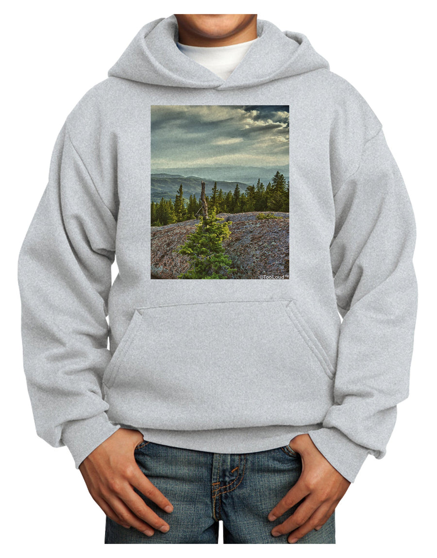 Nature Photography - Pine Kingdom Youth Hoodie Pullover Sweatshirt by-Youth Hoodie-TooLoud-White-XS-Davson Sales