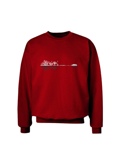 Nature's Harmony Guitar Adult Dark Sweatshirt by TooLoud-Sweatshirts-TooLoud-Deep-Red-Small-Davson Sales