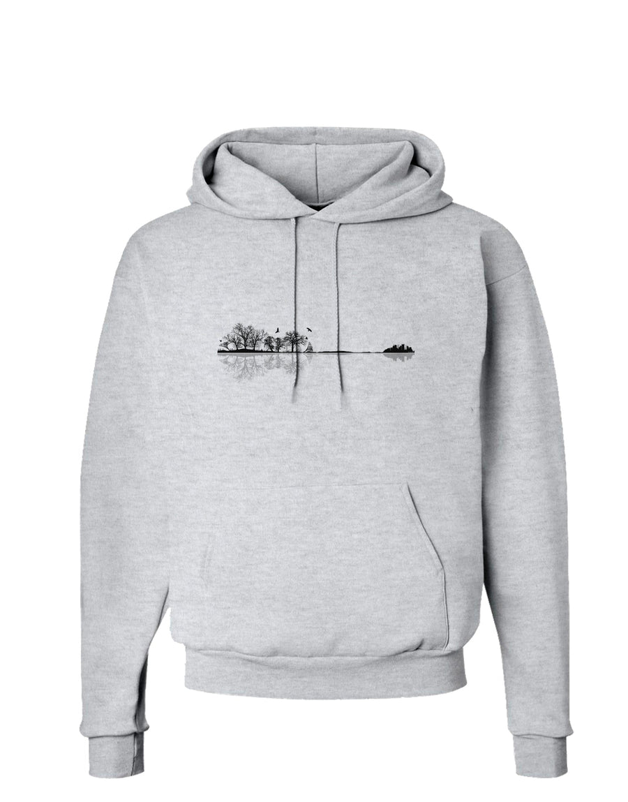 Nature's Harmony Guitar Hoodie Sweatshirt by TooLoud-Hoodie-TooLoud-White-Small-Davson Sales