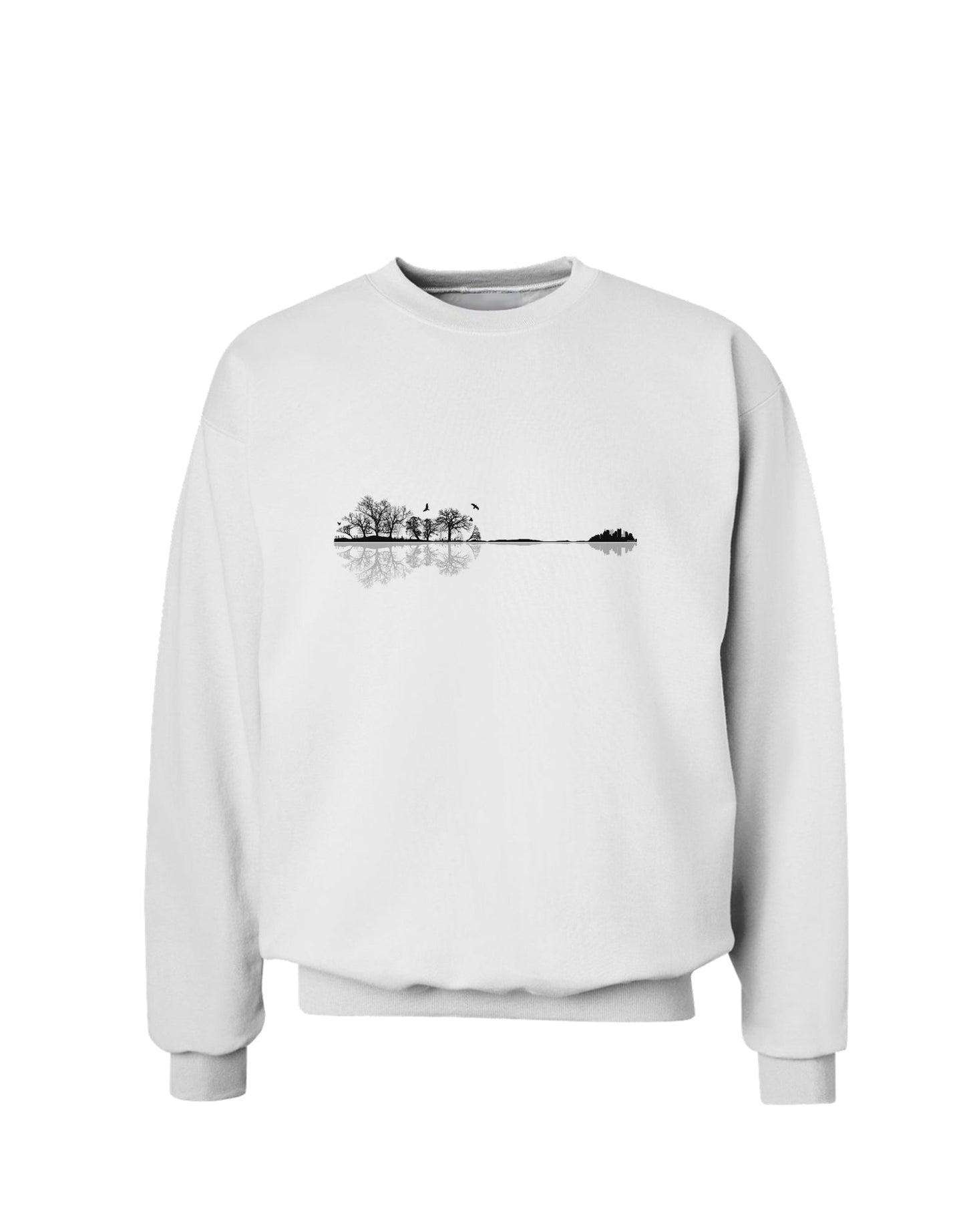 Nature's Harmony Guitar Sweatshirt by TooLoud-Sweatshirts-TooLoud-White-Small-Davson Sales
