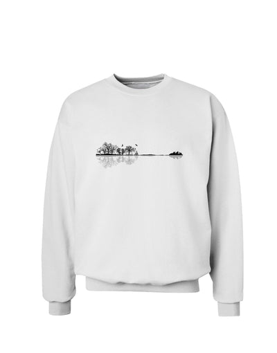 Nature's Harmony Guitar Sweatshirt by TooLoud-Sweatshirts-TooLoud-White-Small-Davson Sales