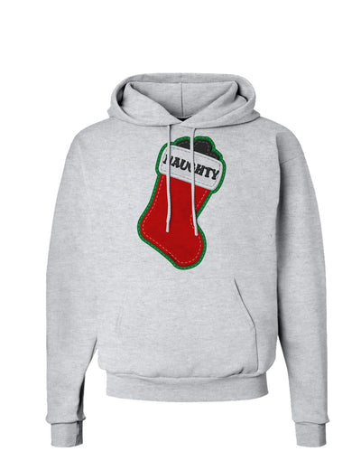 Naughty Coal Cute Christmas Stocking Hoodie Sweatshirt-Hoodie-TooLoud-AshGray-Small-Davson Sales