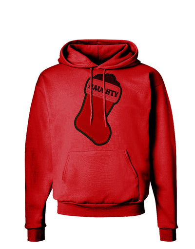 Naughty Coal Cute Christmas Stocking Hoodie Sweatshirt-Hoodie-TooLoud-Red-Small-Davson Sales