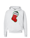 Naughty Coal Cute Christmas Stocking Hoodie Sweatshirt-Hoodie-TooLoud-White-Small-Davson Sales