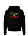 Naughty For Santa Dark Hoodie Sweatshirt-Hoodie-TooLoud-Black-Small-Davson Sales