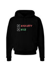 Naughty or Nice Christmas - Naughty and Nice Dark Hoodie Sweatshirt-Hoodie-TooLoud-Black-Small-Davson Sales