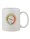 Naughty or Nice Gauge - Playfully Printed 11 oz Coffee Mug - TooLoud-11 OZ Coffee Mug-TooLoud-White-Davson Sales