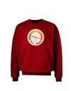 Naughty or Nice Meter Naughty Adult Dark Sweatshirt-Sweatshirts-TooLoud-Deep-Red-Small-Davson Sales