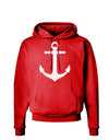 Nautical Sailor Anchor Dark Hoodie Sweatshirt-Hoodie-TooLoud-Red-Small-Davson Sales