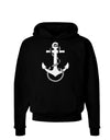 Nautical Sailor Rope Anchor Dark Hoodie Sweatshirt-Hoodie-TooLoud-Black-Small-Davson Sales