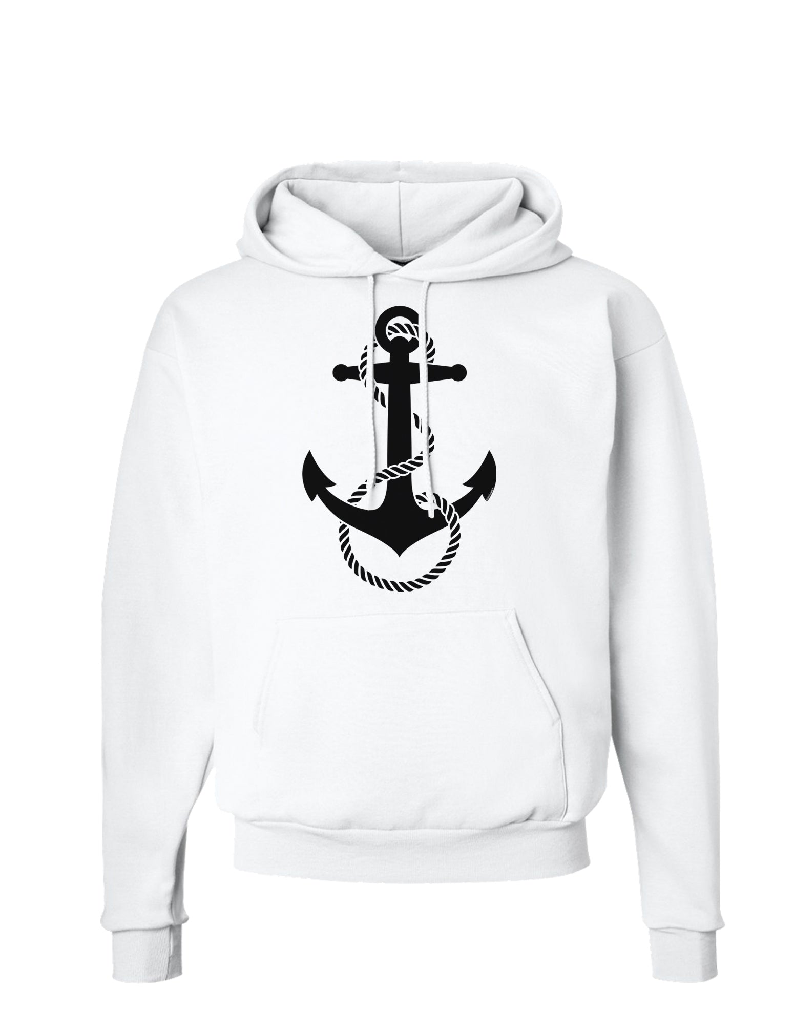 Nautical Sailor Rope Anchor Hoodie Sweatshirt-Hoodie-TooLoud-White-Small-Davson Sales