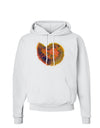 Nautilus Fossil Watercolor Hoodie Sweatshirt-Hoodie-TooLoud-White-Small-Davson Sales