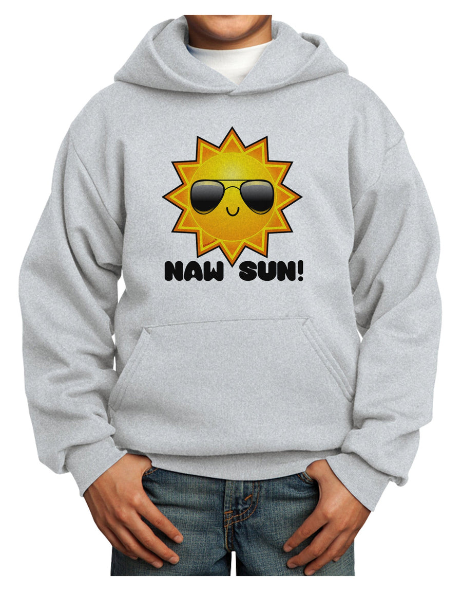 Naw Sun Cute Sun Youth Hoodie Pullover Sweatshirt-Youth Hoodie-TooLoud-White-XS-Davson Sales