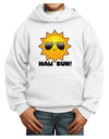 Naw Sun Cute Sun Youth Hoodie Pullover Sweatshirt-Youth Hoodie-TooLoud-White-XS-Davson Sales