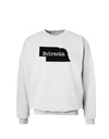 Nebraska - United States Shape Sweatshirt by TooLoud-Sweatshirts-TooLoud-White-Small-Davson Sales