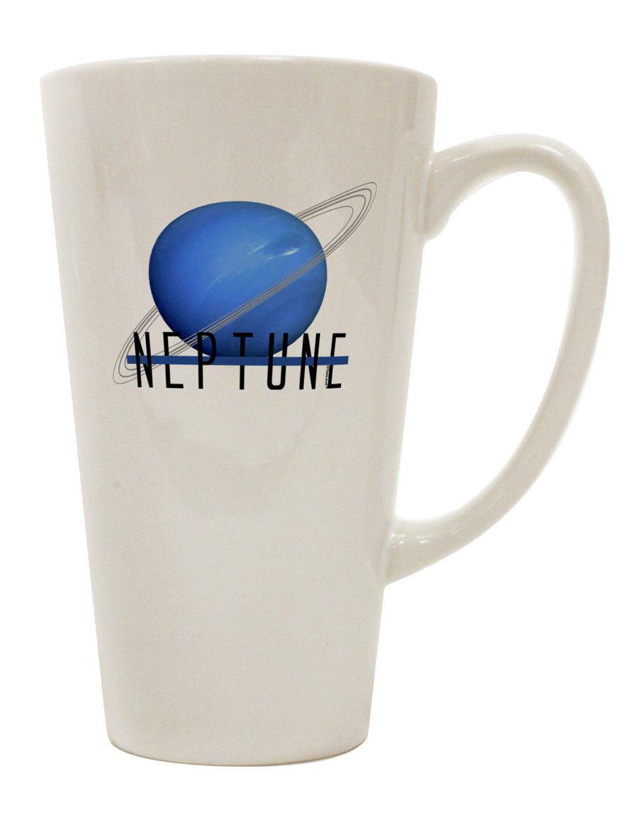 Neptune-inspired Conical Latte Coffee Mug - Crafted by a Drinkware Expert-Conical Latte Mug-TooLoud-White-Davson Sales