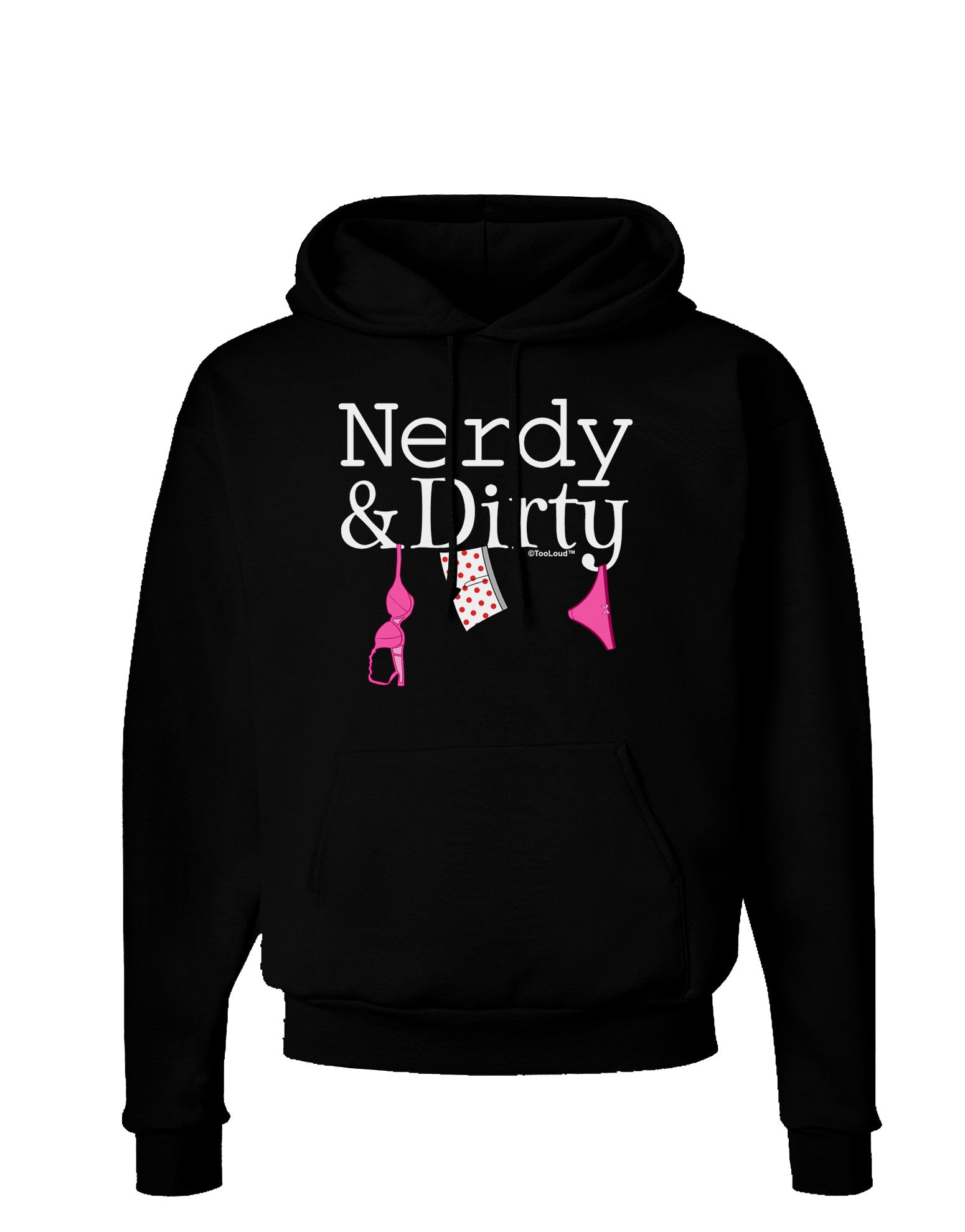 Nerdy and Dirty Dark Hoodie Sweatshirt-Hoodie-TooLoud-Black-Small-Davson Sales