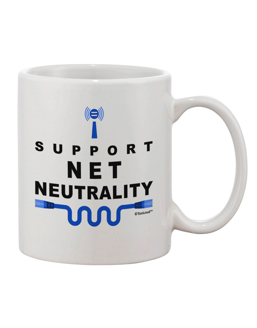 Net Neutrality Advocacy 11 oz Coffee Mug - Expertly Crafted Drinkware-11 OZ Coffee Mug-TooLoud-White-Davson Sales