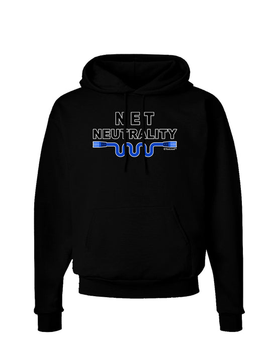 Net Neutrality Dark Hoodie Sweatshirt-Hoodie-TooLoud-Black-Small-Davson Sales