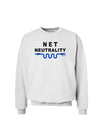 Net Neutrality Sweatshirt-Sweatshirts-TooLoud-White-Small-Davson Sales