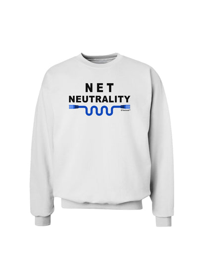 Net Neutrality Sweatshirt-Sweatshirts-TooLoud-White-Small-Davson Sales