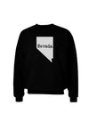 Nevada - United States Shape Adult Dark Sweatshirt by TooLoud-Sweatshirts-TooLoud-Black-Small-Davson Sales