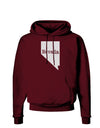 Nevada - United States Shape Dark Hoodie Sweatshirt by TooLoud-Hoodie-TooLoud-Maroon-Small-Davson Sales