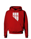 Nevada - United States Shape Dark Hoodie Sweatshirt by TooLoud-Hoodie-TooLoud-Red-Small-Davson Sales