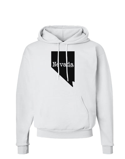 Nevada - United States Shape Hoodie Sweatshirt by TooLoud-Hoodie-TooLoud-White-Small-Davson Sales