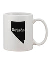 Nevada - United States Themed 11 oz Coffee Mug - Expertly Crafted by TooLoud-11 OZ Coffee Mug-TooLoud-White-Davson Sales