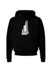 New Hampshire - United States Shape Dark Hoodie Sweatshirt by TooLoud-Hoodie-TooLoud-Black-Small-Davson Sales