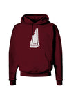 New Hampshire - United States Shape Dark Hoodie Sweatshirt by TooLoud-Hoodie-TooLoud-Maroon-Small-Davson Sales