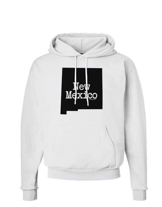 New Mexico - United States Shape Hoodie Sweatshirt by TooLoud-Hoodie-TooLoud-White-Small-Davson Sales